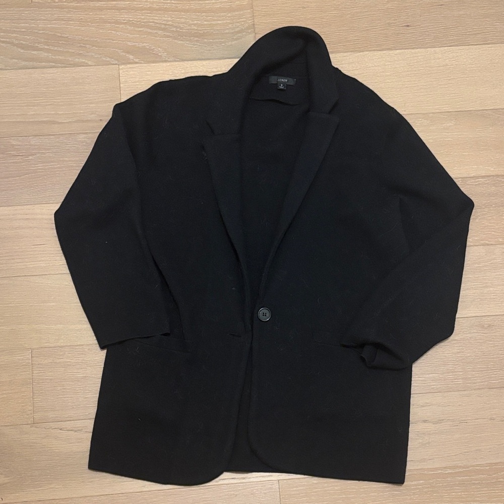 J.Crew Classic Black Sweater Blazer
